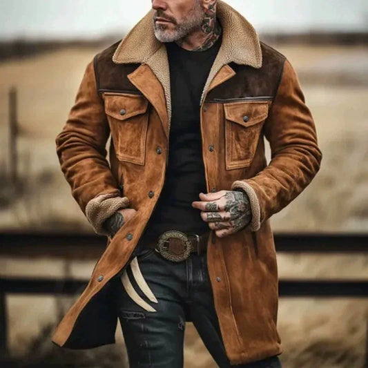 Men's Autumn and Winter Warm Cotton Jacket Men's Thick Cold Proof Fashionable Jacket, Men's Outdoor Casual Jacket Men's Jacket