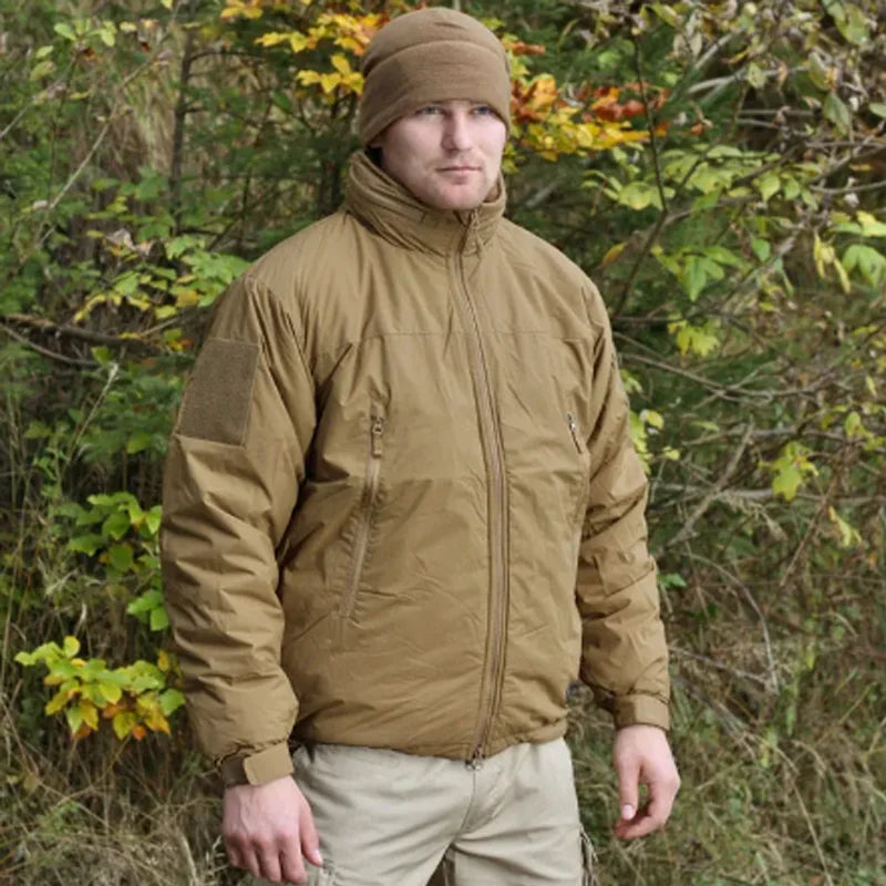 L7 Winter Parkas Men Camo Windbreaker Waterproof Jackets Sports Tactics Hunting Camping Hiking Down Warm Trip Polar Region Coats