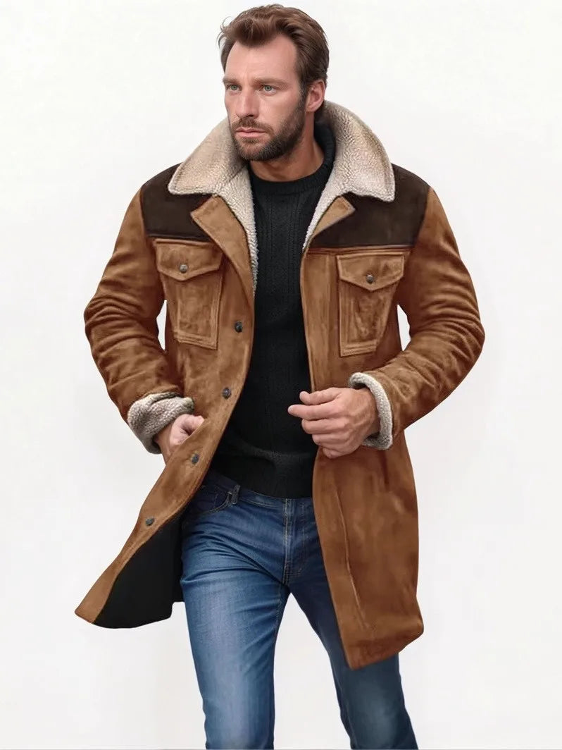 Men's Autumn and Winter Warm Cotton Jacket Men's Thick Cold Proof Fashionable Jacket, Men's Outdoor Casual Jacket Men's Jacket