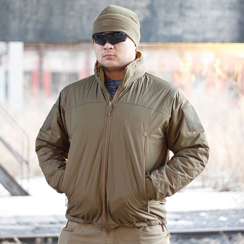 L7 Winter Parkas Men Camo Windbreaker Waterproof Jackets Sports Tactics Hunting Camping Hiking Down Warm Trip Polar Region Coats