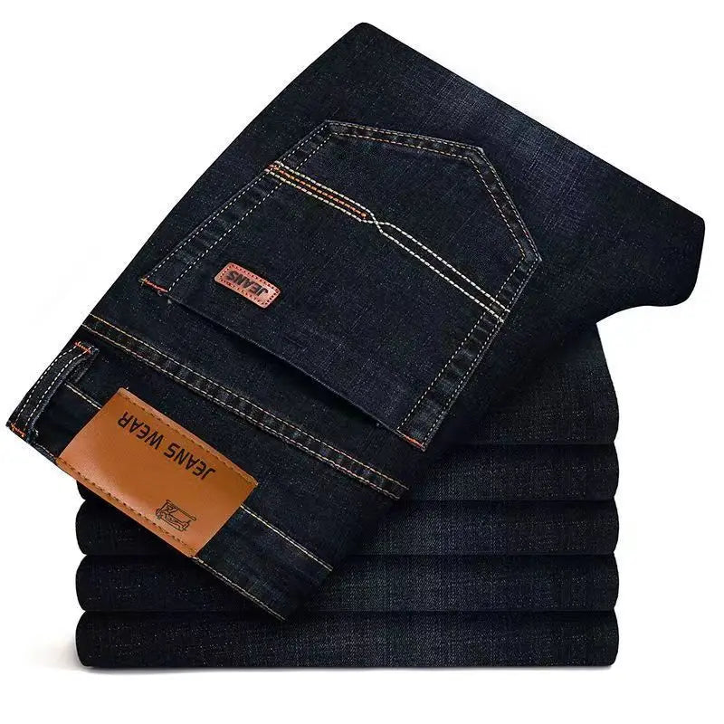 2025 Spring New Mens Slim Fit Classic Skinny Jeans Male Slim Fit Pencil Denim Blue Casual Street Style Casual Mens Skinny Jeans