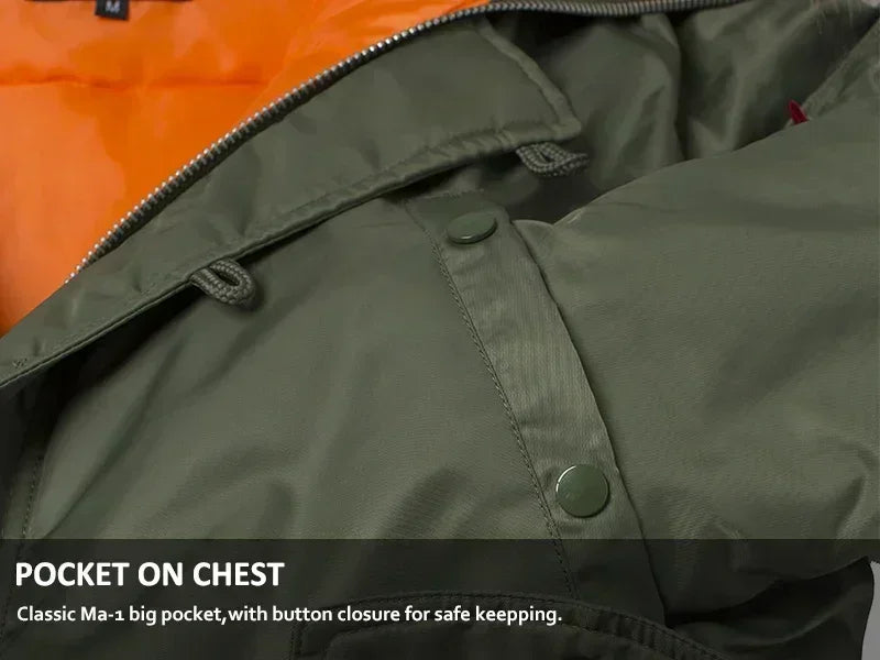 Large Size Military Plus Size Fur Hood Long Waterproof Windproof New Winter Parka Thick Men Outwear Jacket Coat USA SIZE Parkas