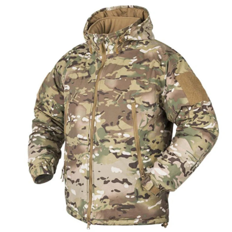 L7 Winter Parkas Men Camo Windbreaker Waterproof Jackets Sports Tactics Hunting Camping Hiking Down Warm Trip Polar Region Coats