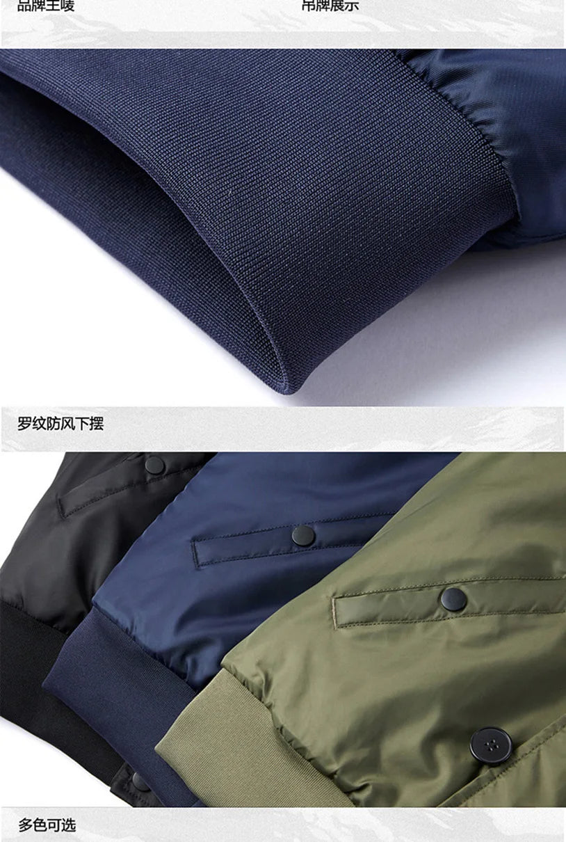 Padding Male Winter Bomber Coat Heavy Jackets Hooded Padded Streetwear Fur Collar Cheap Short Parka Y2K 2024 Z1