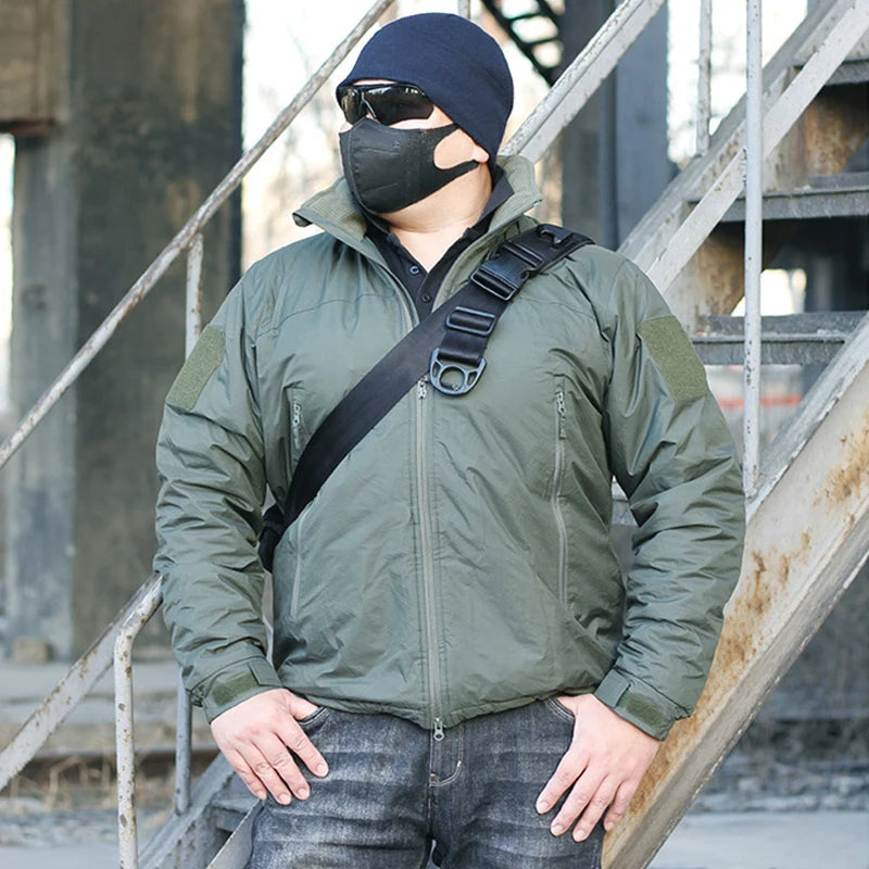 L7 Winter Parkas Men Camo Windbreaker Waterproof Jackets Sports Tactics Hunting Camping Hiking Down Warm Trip Polar Region Coats