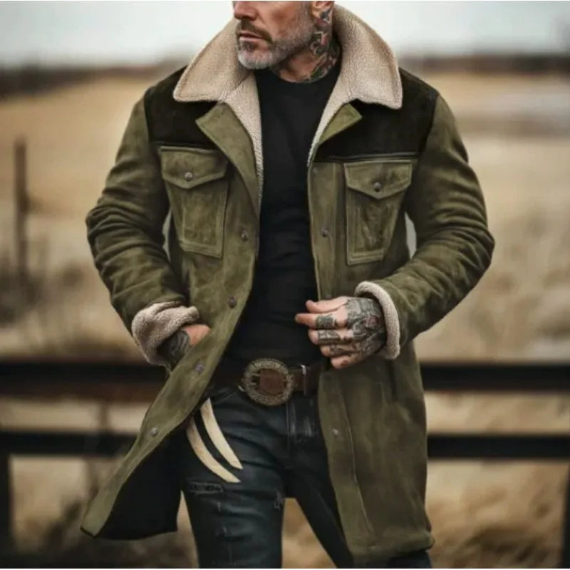 Men's Autumn and Winter Warm Cotton Jacket Men's Thick Cold Proof Fashionable Jacket, Men's Outdoor Casual Jacket Men's Jacket