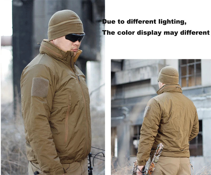 L7 Winter Parkas Men Camo Windbreaker Waterproof Jackets Sports Tactics Hunting Camping Hiking Down Warm Trip Polar Region Coats